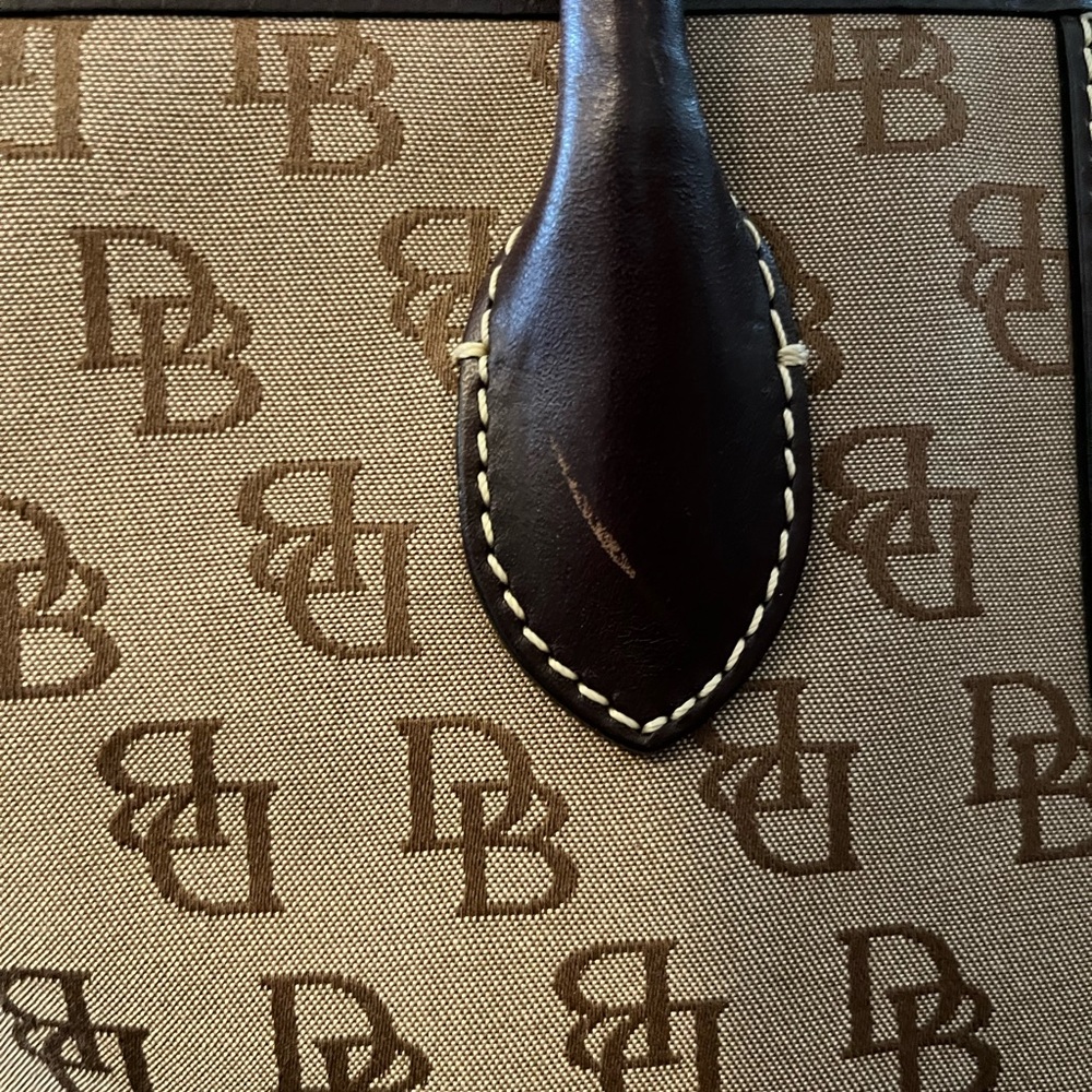 Dooney & Bourke Signature Canvas Satchel, Excellent - Picture 16 of 16